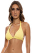 Luli Fama Pura Curiosidad Triangle Halter Top
